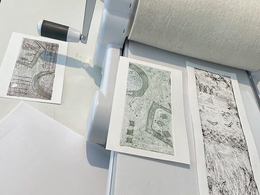 Collagraph Printing with the Sizzix Big Shot Plus