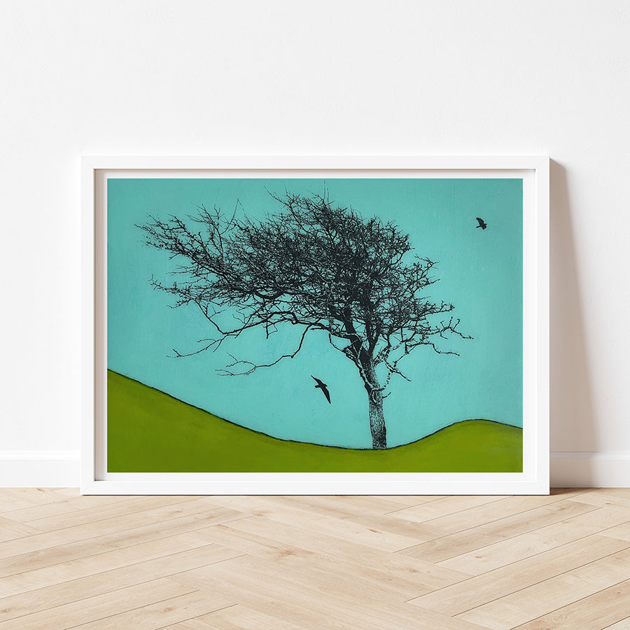 Still Standing - contemporary, colourful fine art print