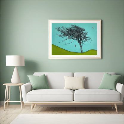 Still Standing - contemporary, colourful fine art print